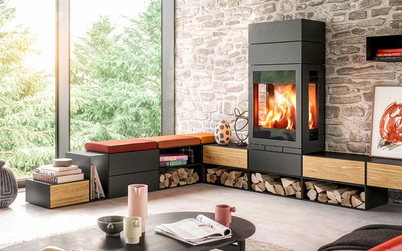 Poêle à bois Skantherm Système Elements