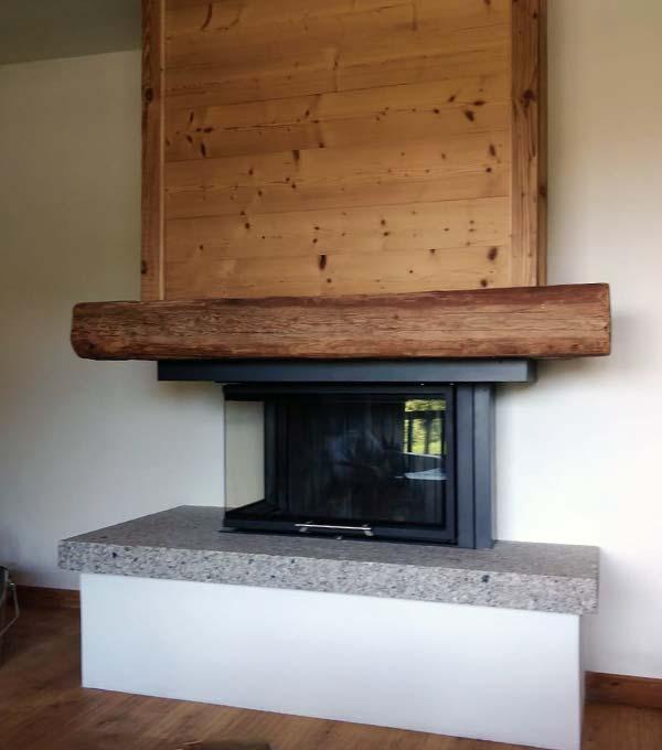 Foyer bois Spartherm 2 faces